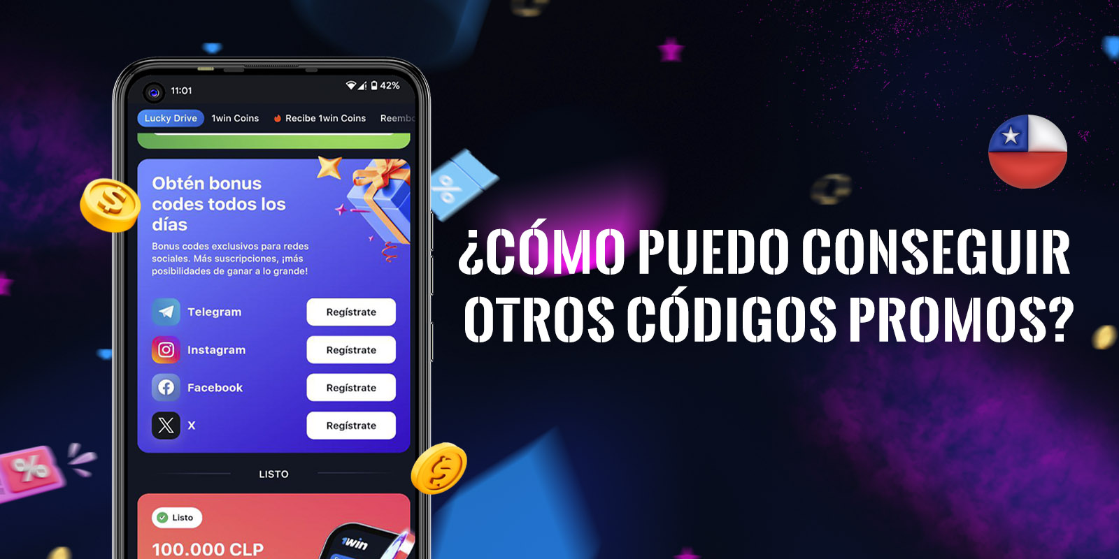 Consigue también otros códigos promocionales