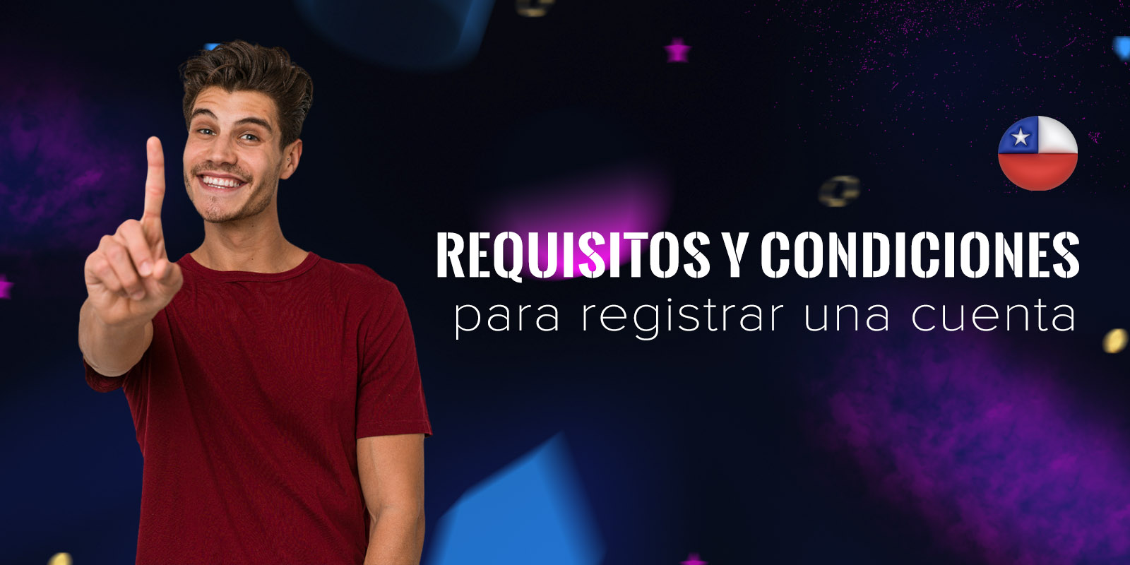 Requisitos para registrar una cuenta